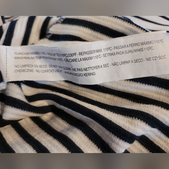 ZARA Bodycon V Neck Front and Back Asymetical A-Line Midi Dress, Size Medium - Picture 13 of 16